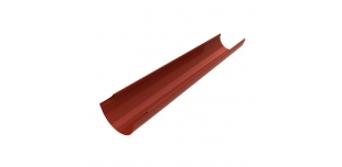 Желоб водосточный 140 мм длина 1,25 м RAL 3011 коричнево-красный