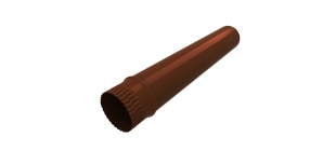 Труба водосточная, диаметр 130 мм длина 0.6 м RAL 8017 шоколадно-коричневый