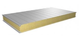 Стеновая сэндвич-панель 100 утеплитель минеральная вата