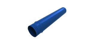 Труба водосточная, диаметр 130 мм длина 0.6 м RAL 5005 сигнальный синий