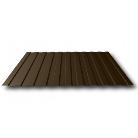 Профнастил С8 ral 8017 шоколадно-коричневый 0,65