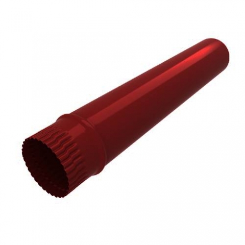 Труба водосточная, диаметр 200 мм длина 0.6 м RAL 3005 винно-красный