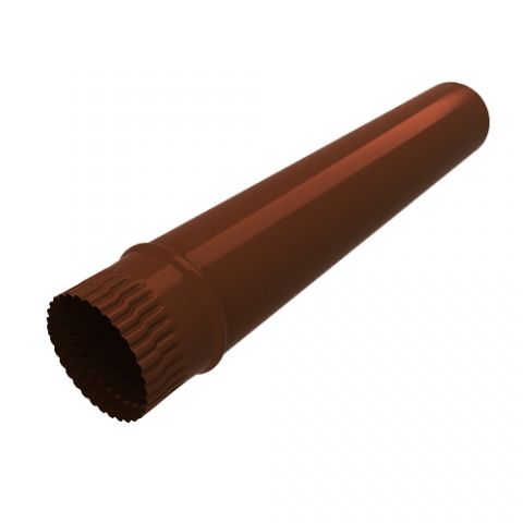Труба водосточная, диаметр 110 мм длина 1,25 м RAL 8017 шоколадно-коричневый